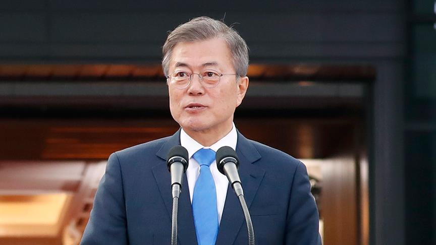 مون جاي إن رئيس كوريا الجنوبية 